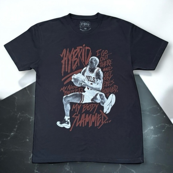 💟💎Dennis Rodman Vintage Short Sleeve Tee - Picture 1 of 13